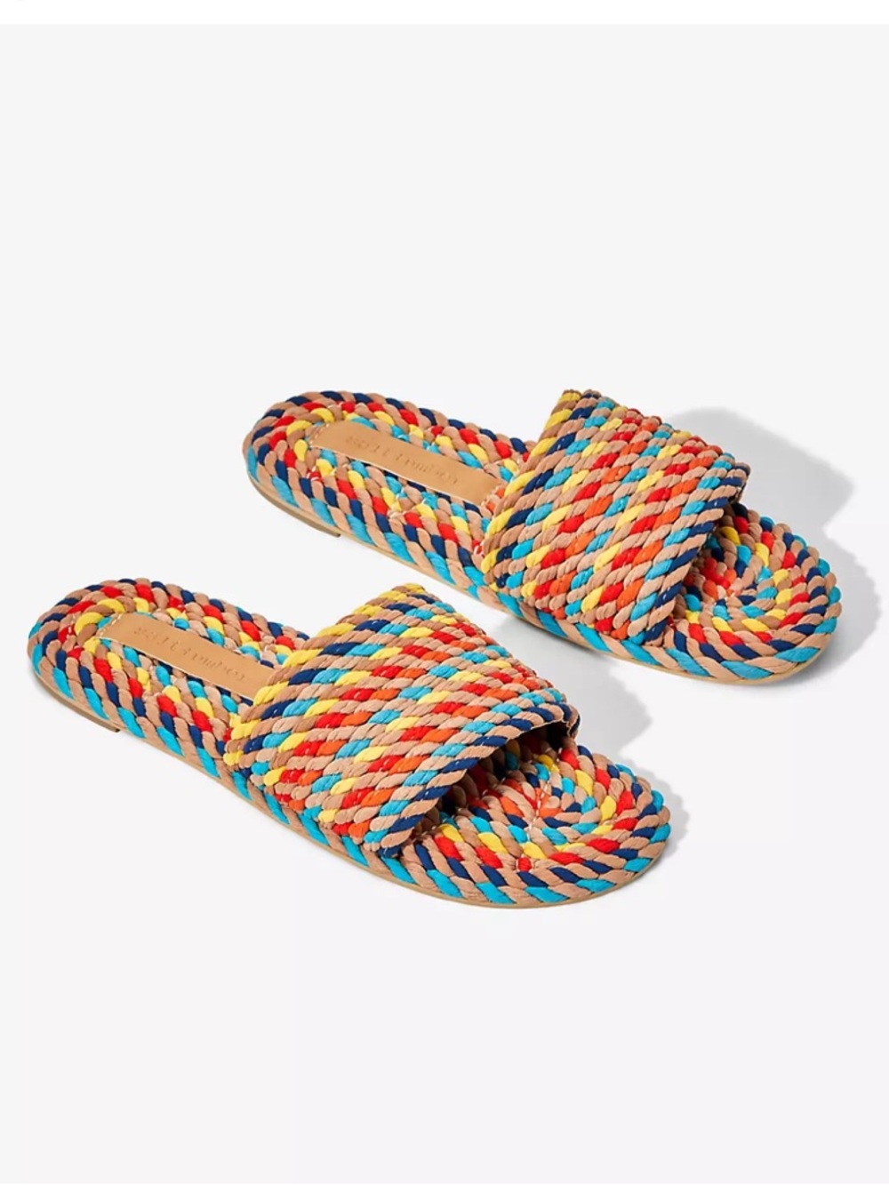 Salt + Umber Striped Sunny Sandals 8